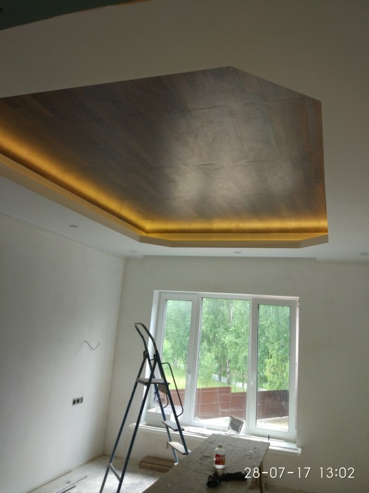 Монтаж потолочного освещения в доме из газобетона
